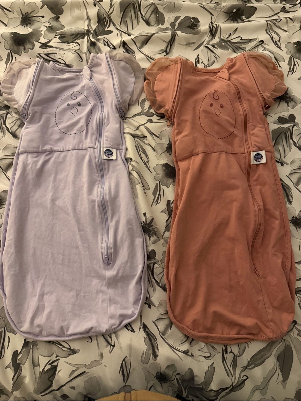Nested Bean Air 6-1 Adaptable Sleep Sack Bundle - Lavender and Blush Pink